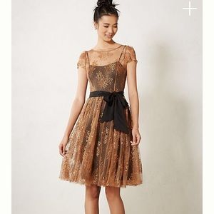 Anthropologie Moulinette Soeurs Honeyed Lace Dress